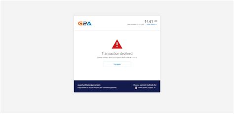 G2a Continue To Payment Not Working